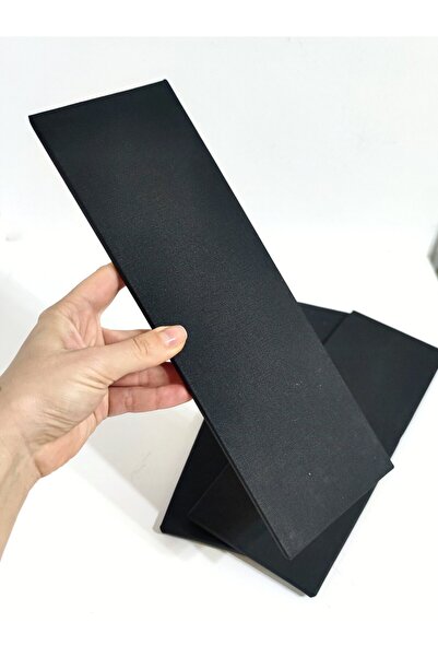 Poli Art Design Pres tuval DİKDÖRTGEN 10*30 cm. SİYAH %100 pamuk 310 Gr/m2