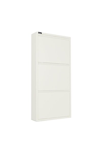 Moemi 3'lü Metal Ayakkabılık - Antrasit