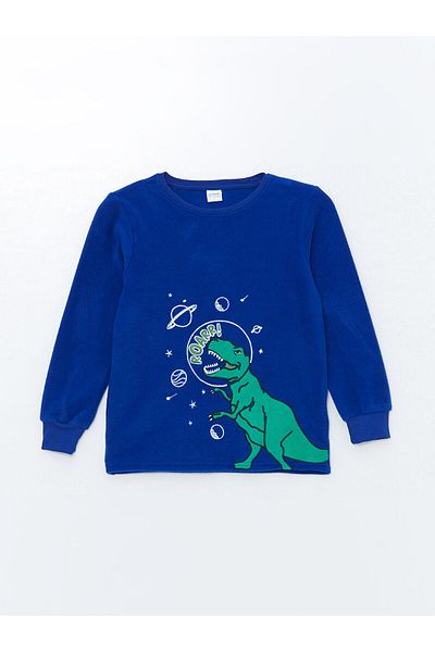LC Waikiki Set de pijamale pentru băieți Lcw Crew Neck Fleece