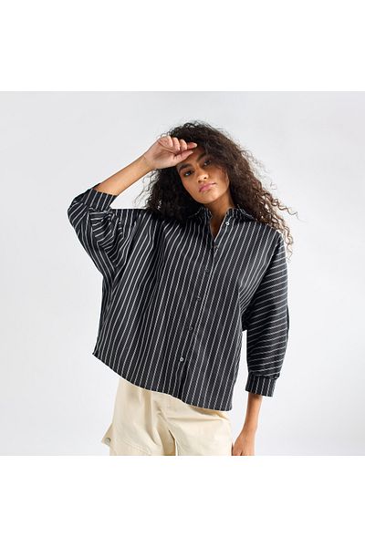 FAV Striped Shirt with 3/4 Sleeves