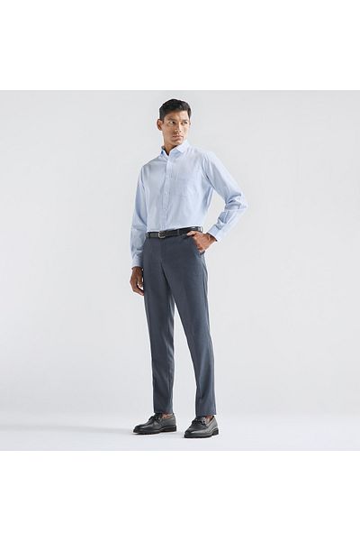 FAV Regular Fit Textured Shirt with Long Sleeves and Pocket