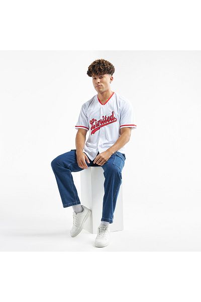 FAV Typography Print Baseball Shirt