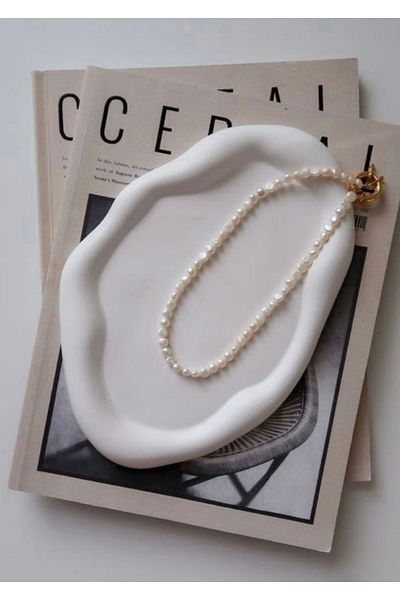 thiramis homeconcept White Irregular Pinterest Cinnamon Tray