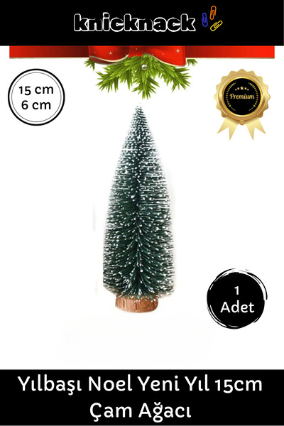 Genel Markalar Mini Çam Masaüstü Minyatür Küçük Süs Kar Noel Yapay Sedir Ağac...