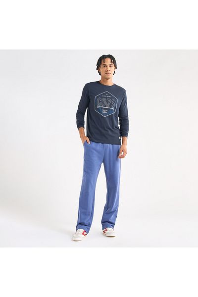FAV Solid Track Pants with Drawstring Closure and Pockets