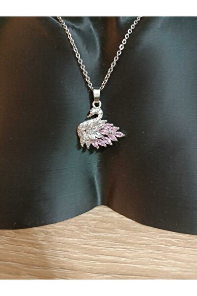 BLUE ROSE BİJUTERİ Swan Pendant