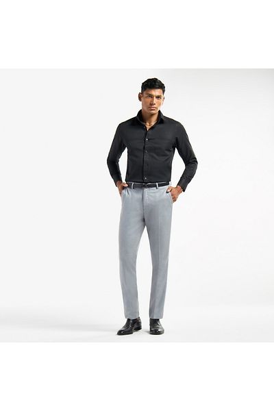FAV Regular Fit Trousers with Pockets and Button Closure