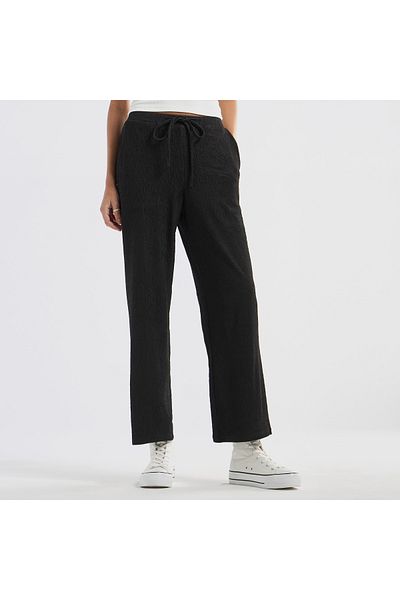 FAV Textured Pants with Drawstring Closure