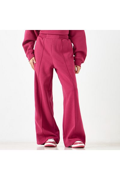 Kappa Solid Track Pants with Elasticated Waistband and Pockets