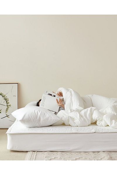 EYPRICH Single Antiallergic Microfiber Quilt and 800g Pillow
