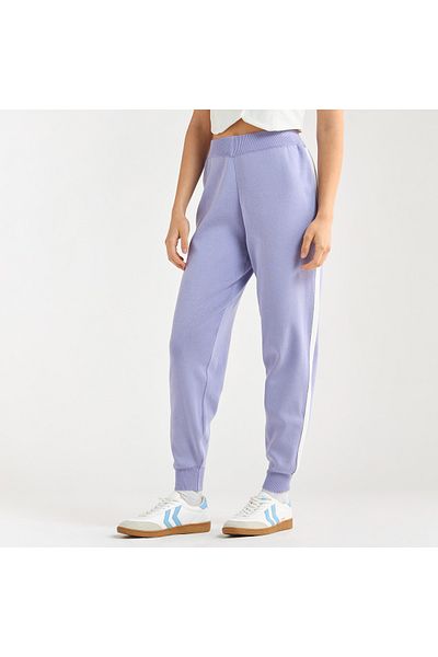 FAV Panelled Joggers with Ribbed Waistband and Pockets