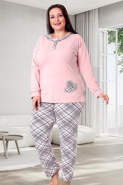 Bella Linda Cotton Plus Size Women's Pajama Set