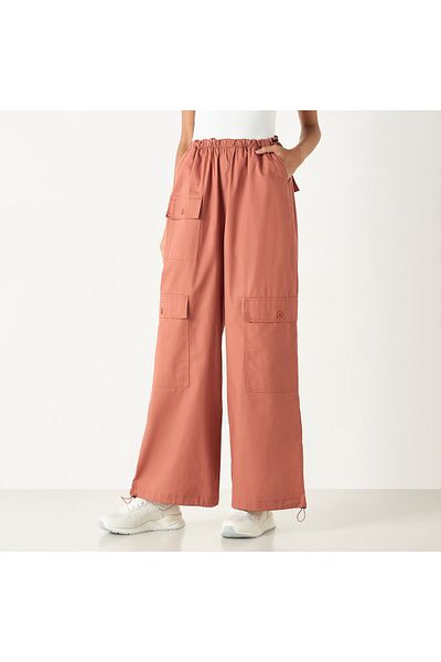 Lee Cooper Wide Leg Fit Denim Pants with Pockets