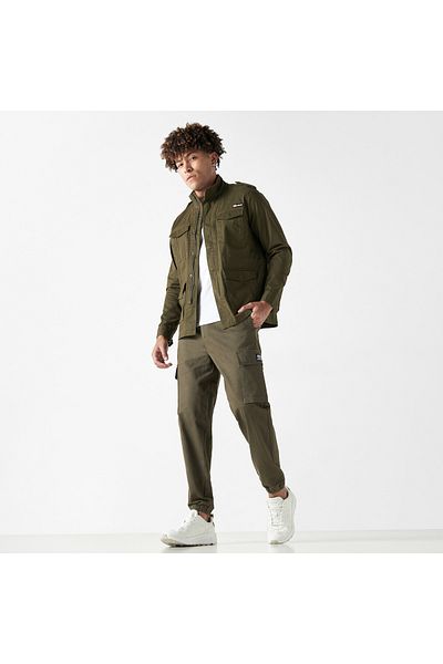 ECKO Unltd Solid Cargo Pants with Pockets