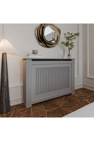 SCB Mobilya Çizgili Petek Kaplama 125 cm Petek Kaplama Dresuar Ev-Ofis