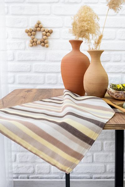 abidehanım Farrant Bohemian Striped Runner - 40X160