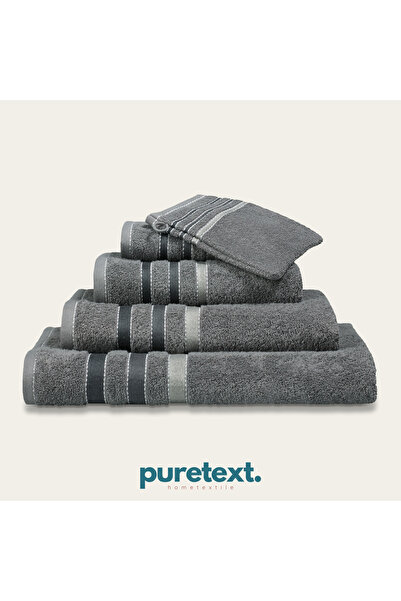| Puresoft | %100 Doğal Pamuk Banyo Havlusu | 70x140 Cm | Gri