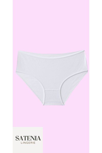 SATENIA LINGERIE Plus Size Corded Cotton Panties - Pack of 4 (Xl-2Xl to 3XL)