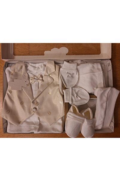 biyan collection Erkek Bebek Yelekli Özel Gün Mevlüt Sünnet Takımı Hastane Çıkışı Mevlütlük Bayramlık Doğum Hediyesi