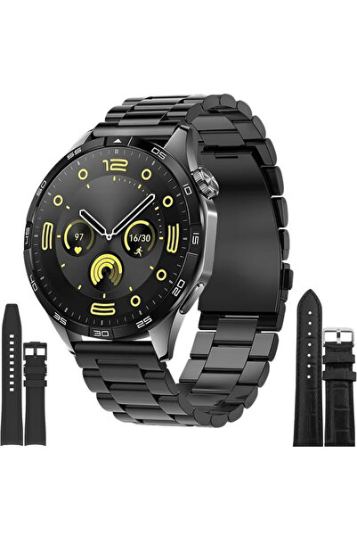 SONREİR Yeni Spor Watch Gt4 Android Klasik Erkek Akıllı Saat Sesli Görüşmeli Nfc,gps Iphone Huawei Uyumlu 8