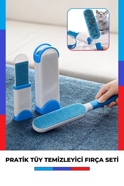 ANI OFİS KIRTASİYE A K Cat Dog Feather Bristle Dust Collector - Self Cleaning Cleaner