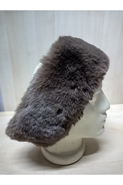 hoaryage Bandă pentru cap din blană de pluș, bandană, guler pentru gât, căști...