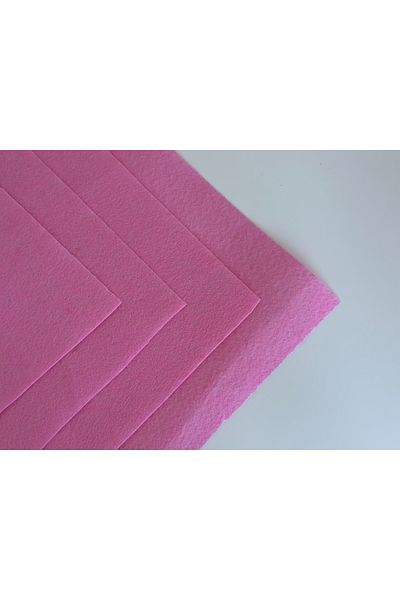 Farchel Pink Color Meter Thin Felt Fabric - Felt 1 mm Activity Felt Colored Felt 1 Meter 100X 100cm