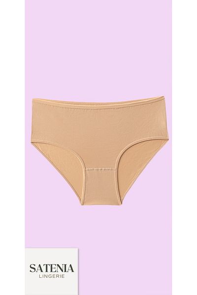 SATENIA LINGERIE Chiloți de zi cu zi din bumbac Bato cu talie înaltă pentru femei, pachet de 3 (MĂRIMI XL-2XL-3XL)
