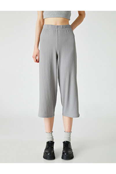 Koton Széles szárú nadrág elasztikus derékkal