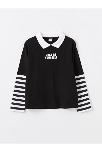 LC Waikiki Polo Yaka Kiz Cocuk Tisort - W4EA36Z4