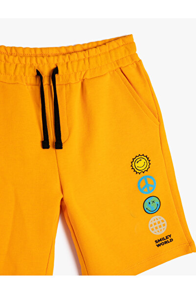 Koton Σορτς Smileyworld® Licenseded Tie Waist Pocket Cotton