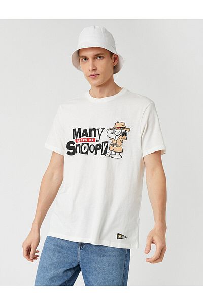 Koton Τυπωμένο μπλουζάκι Snoopy με άδεια χρήσης