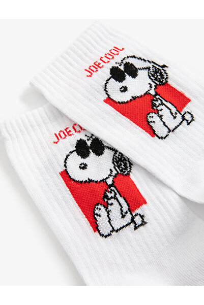 Koton Snoopy Socket Socken, lizenziert, bestickt