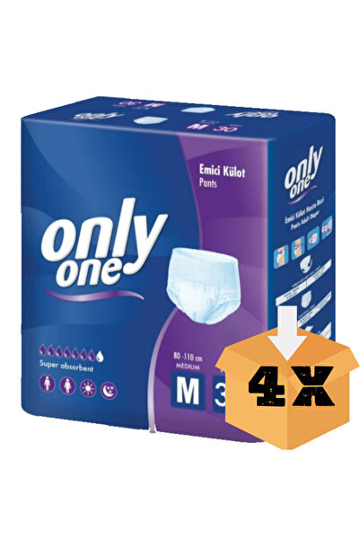 Medikal Mert ONLYONE Only One M 120 ADET Yetişkin Emici Külot Hasta Bezi MEDİ...