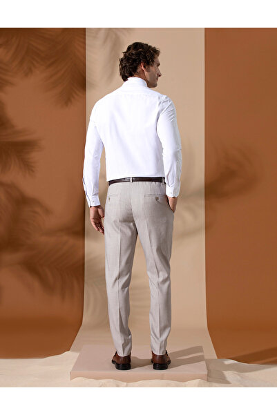 Pierre Cardin Açık Kahverengi Ex. Slim Fit Kumaş Pantolon 50270134-VR002