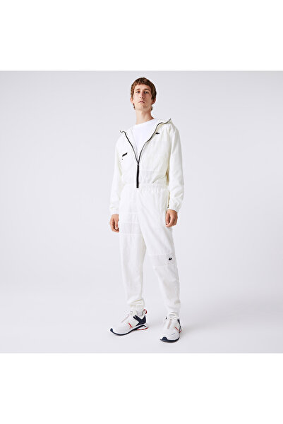 Lacoste Active Erkek Regular Fit Renk Bloklu Beyaz Eşofman Altı