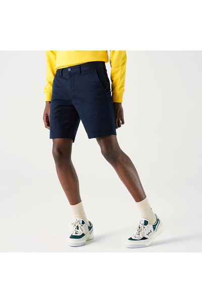 Lacoste Erkek Slim Fit Lacivert Bermuda