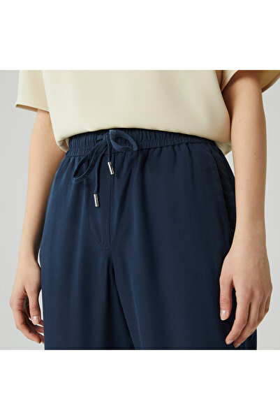 Lacoste Kadın Carrot Fit Lacivert Pantolon