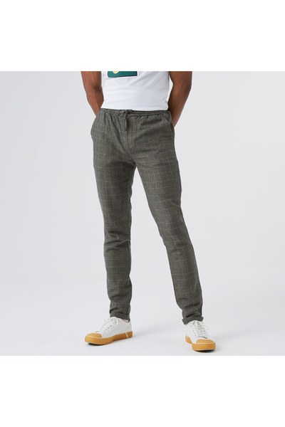 Lacoste Erkek Tapered Fit Desenli Yeşil Pantolon
