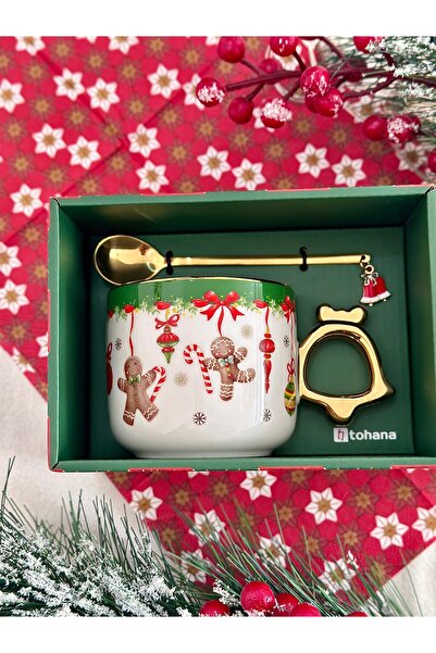 Tohana Happy New Year, New Year's Themed Special Boxed Mug & Spoon Gift