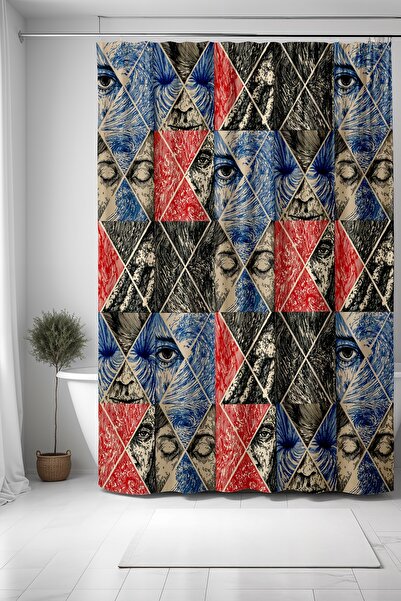 EVPANYA Занавіска для ванної кімнати, занавіска для душу з малюнком морських ...