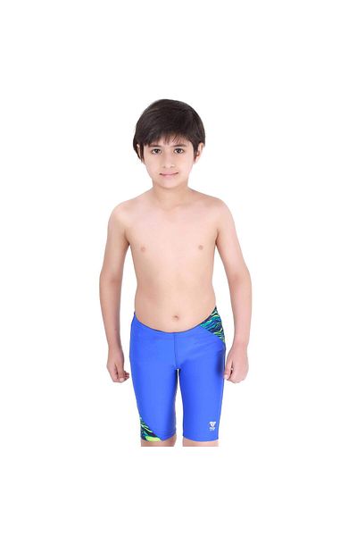 TYR Nylon Alliance Boys Jammer,30 (Cobalt-Blue Green)