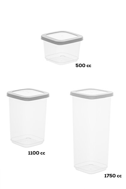 Porsima 1175 12-Piece Food Container Set - Food Jar Storage Organizer with Colorful Lids, Cappuccino