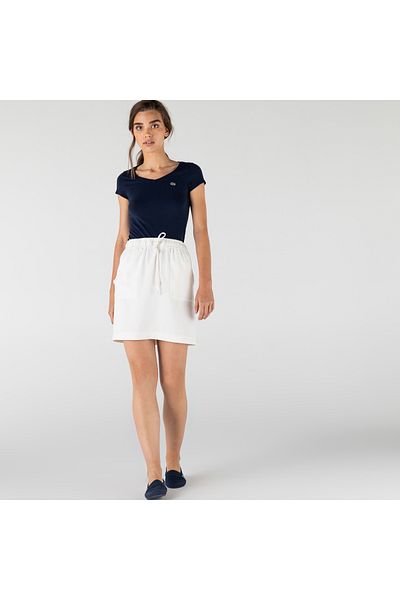 Lacoste Women's White Skirt