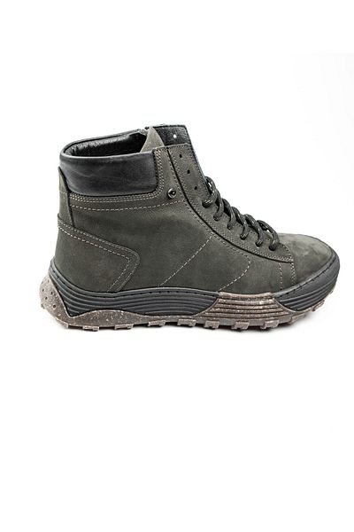 JAMES FRANCO 1610 Anthracite Nubuck Leather Men's Boots