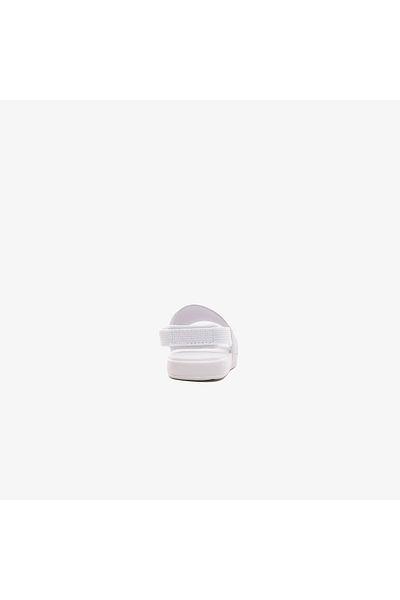 Lacoste L.30 Slide 0921 - White and Navy Blue Slippers for Children, 1 Cui
