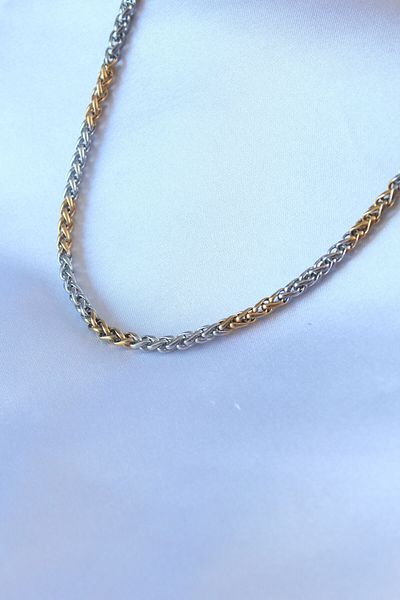 Skygo 316L Steel Mix Color Thick Chain Model Men's Necklace - TJ-ERK1320