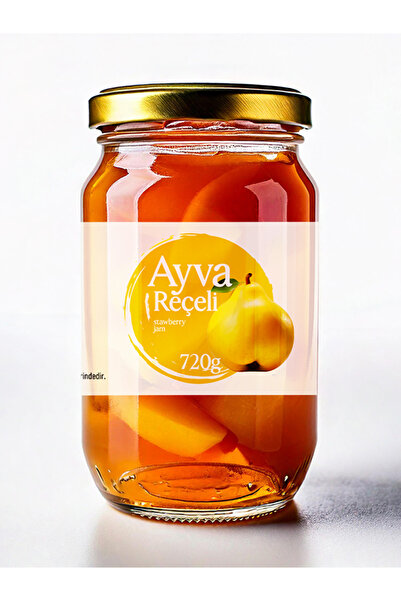 hayriye ana yöresel ürünler Ayva Reçeli - 720 Gr. (EV YAPIMI,GELENEKSEL)
