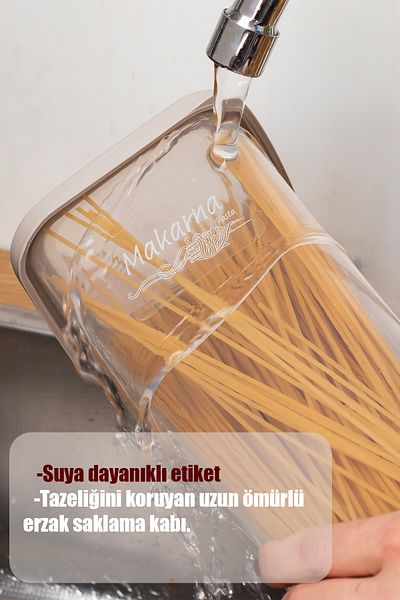 Porsima 1176 مجموعة حاويات طعام أنثراسايت مكونة من 12 قطعة - منظم جرة طعام مع ملصقات وأغطية