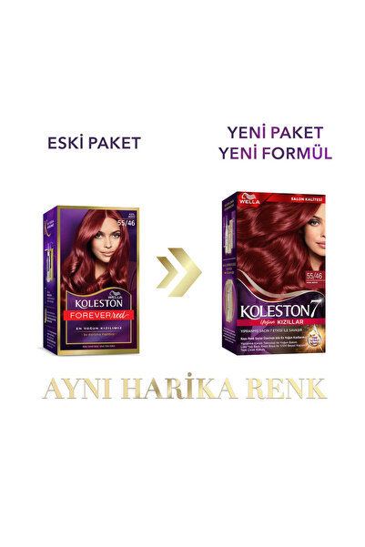 Wella Koleston Supreme Kit Saç Boyası 55/46 Kızıl Büyü